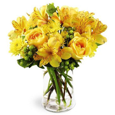 Golden Blooms Arrangement