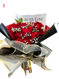 Valentine's Day Special - VIBRANT - Red Roses Bouquet