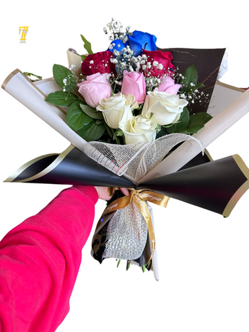 Valentine's Day Special - Precious of Love - Mix Rose Bouquet