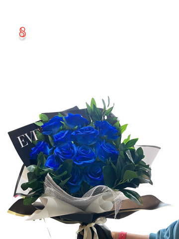 Valentine's Day Special - Limited Edition - Blue Rose Bouquet