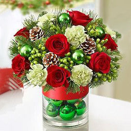 Festive Baubles Holiday Arrangement