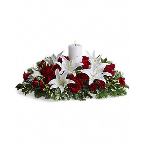 Luminous Lilies Centerpiece