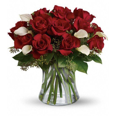 Calla Lily and Roses