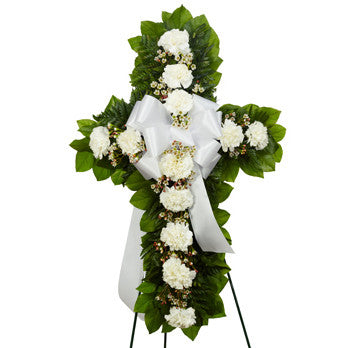 White Standing Cross