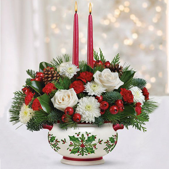 Christmas Bowl Centerpiece