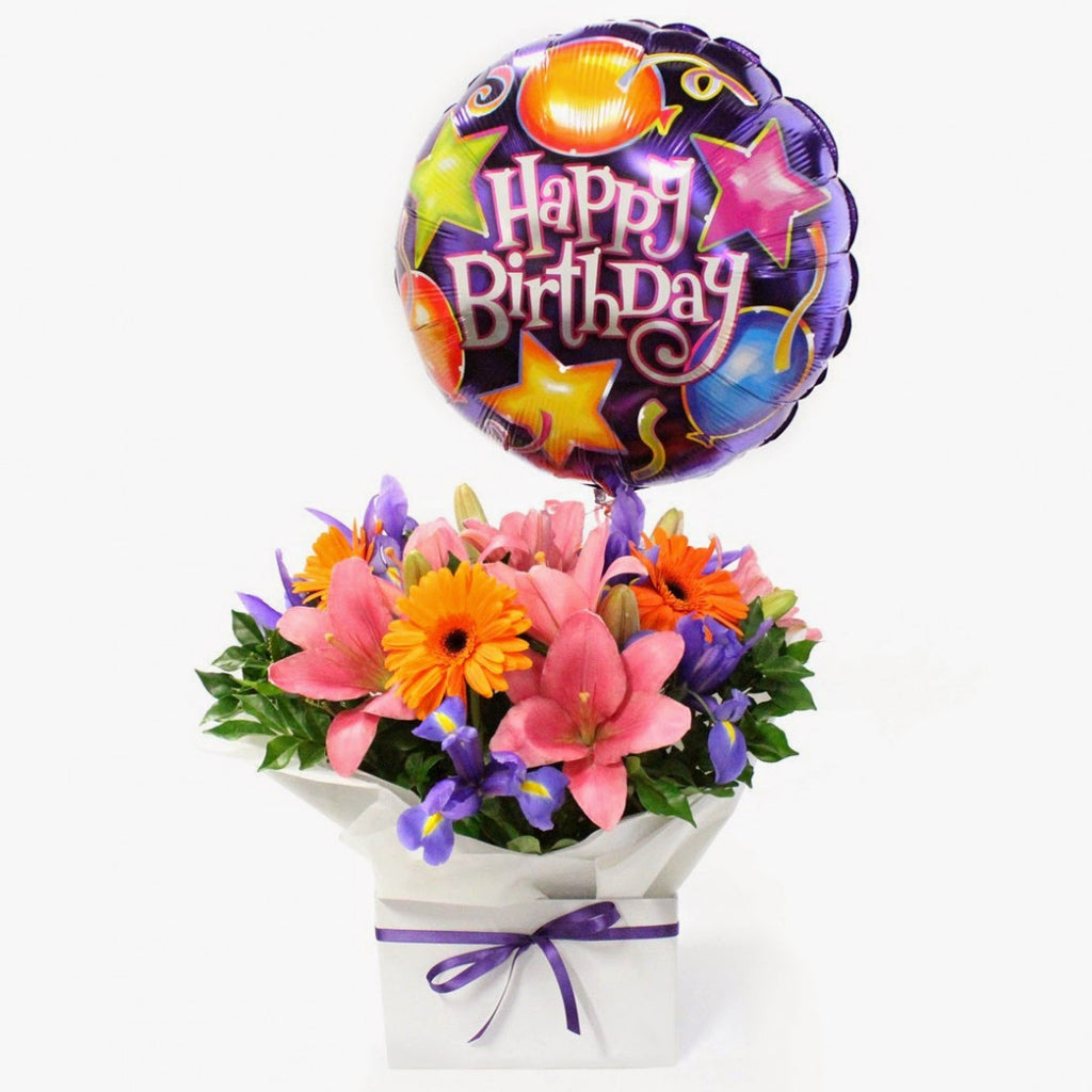 Birthday hand tied bouquet