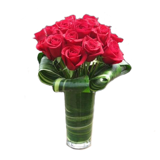 Elegant Romance Vase Arrangement