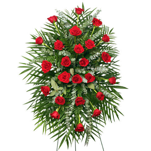 Red Standing Spray