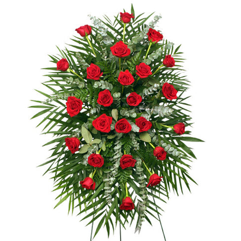 Red Standing Spray
